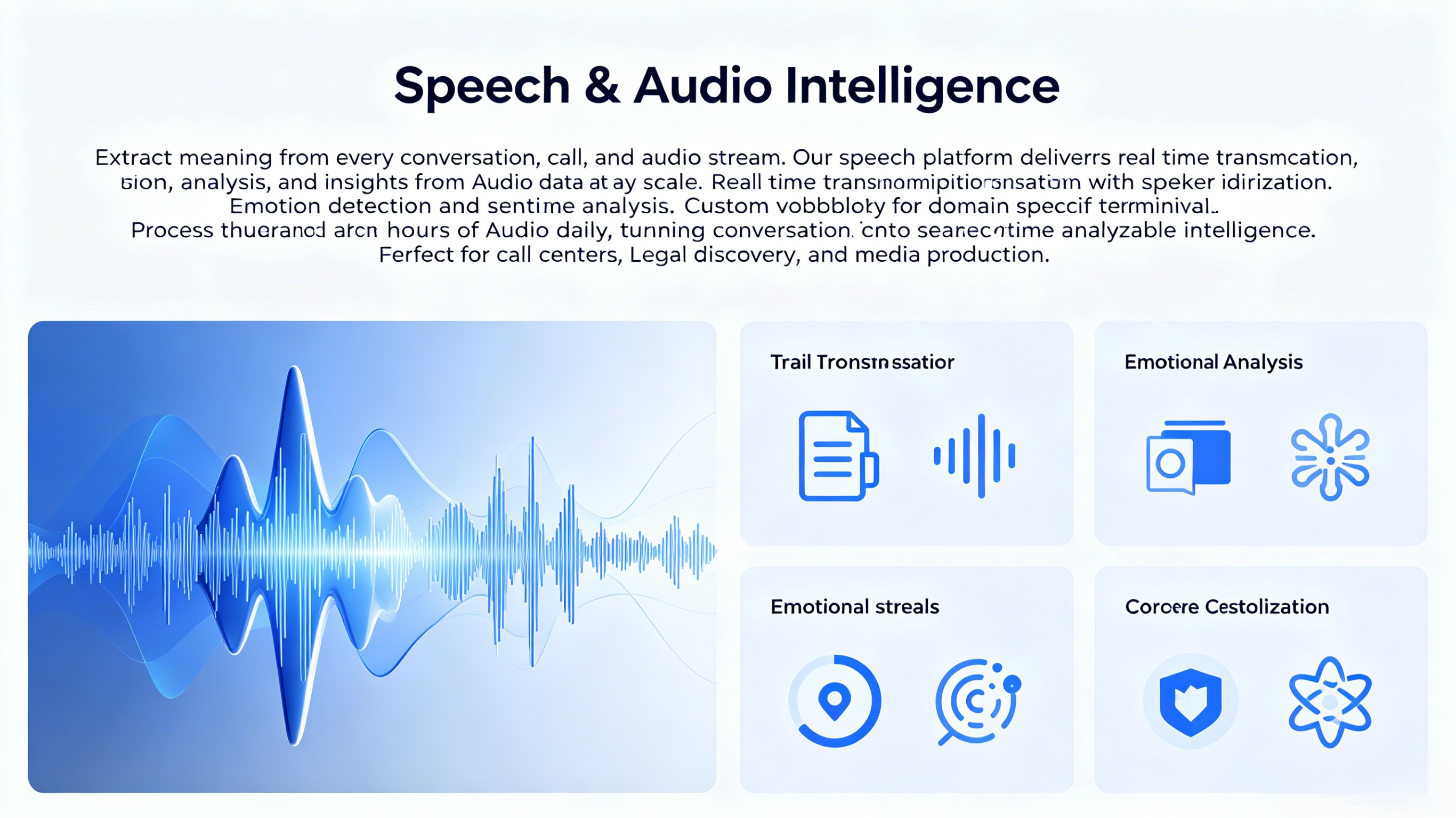 Speech & Audio Intelligence